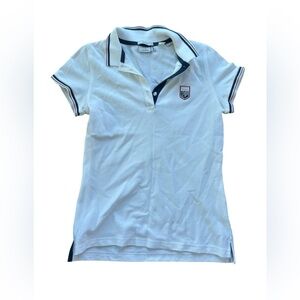 Gant White Polo with Navy Trim